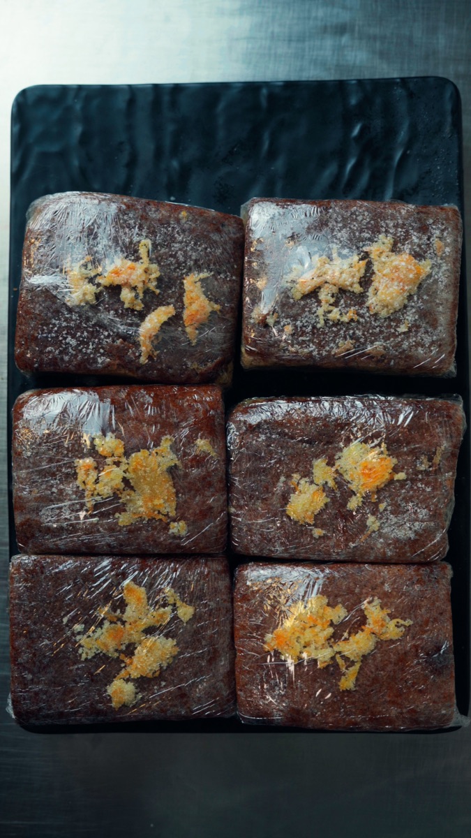 Gluten free dark cakes tray